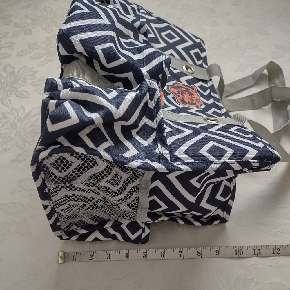 Chicago Bears logo caddy organizer tote bag NWOT - Picture 7 of 8